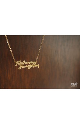 HIS PROMISES NECKLACE GOLD PLATED