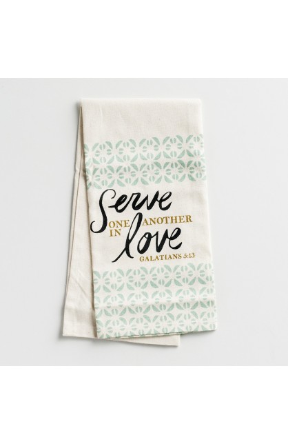 DS68706 - Tea Towel Serve One Another - - 1 