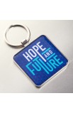 KMO064 - Keyring in Tin Hope and Future - - 4 