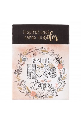 CBX010 - Coloring Cards Faith Hope Love - - 1 