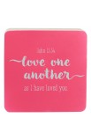 WBL015 - LOVE ONE ANOTHER DECOR BLOCK SM - - 1 