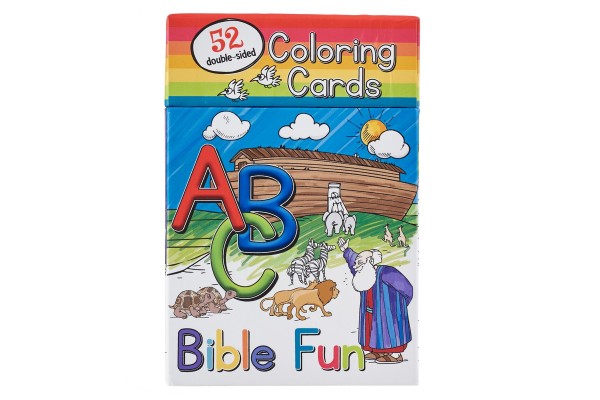 Coloring Cards Boxed 52 ABC Bible Fun For Kids