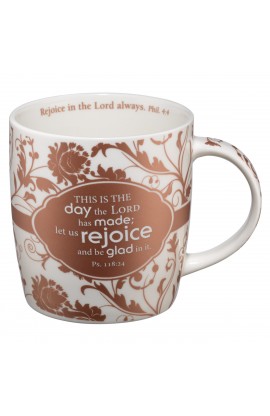 MUG301 - Ps 118:24 (Brown) Ceramic Mug - - 1 