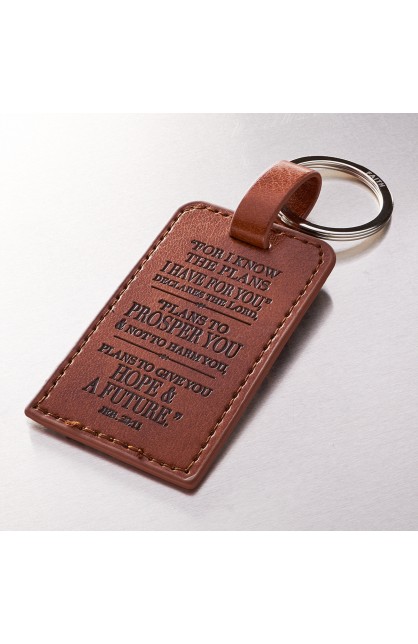KLL006 - I Know the Plans LuxLeather Keyring - - 1 