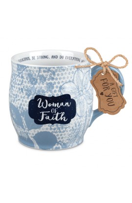 LCP18767 - Ceramic Mug Pretty Prints Woman of Faith - - 1 