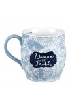 LCP18767 - Ceramic Mug Pretty Prints Woman of Faith - - 2 