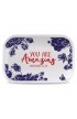 LCP51161 - Tray Ceramic Rectangle Pretty Prints You Are Amazing - - 1 