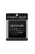 LCP60936 - Magnet Metal Black Simple Faith Attitude - - 1 
