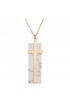 MARBLE CROSS NECKLACE