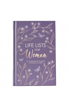 Gift Book Hardcover Life Lists for Women