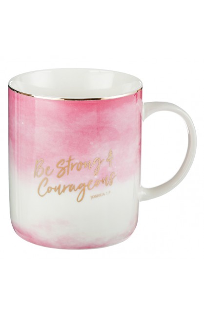 MUG537 - Mug Be Strong & Courageous - - 1 