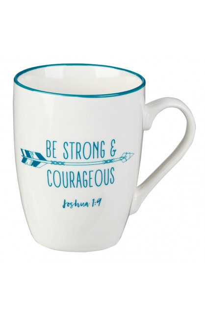 MUG551 - Mug Value Strong & Courageous - - 1 