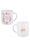 MUGS15 - Mug Set 4pc Pastel Floral - - 4 
