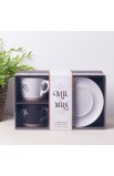 MUGS16 - Mug Set 4pc Mr & Mrs - - 3 