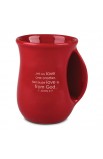 LCP18963 - Ceramic Mug Handwarmer So Loved Red White Circle - - 2 