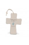 LCP11846 - Cross Ceramic Natural Blessings God Blessed Me - - 2 