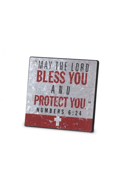 LCP40274 - Plaque Metal MDF Confirmation Red & Silver - - 1 