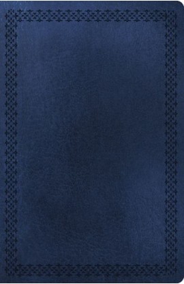 BK2549 - NKJV Large Print UltraSlim Reference Bible Classic Series 6153RN Thumb Index Rich Navy Leathersoft - - 1 