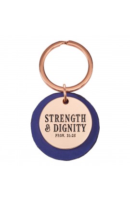 Keyring in Tin Strength and Dignity