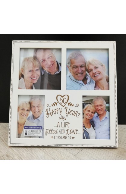 LCP25716 - Frame Collage MDF Anniversary Love 50th - - 1 