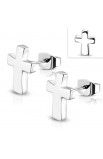 ST0325 - ST Latin Cross Stud Earrings - - 1 