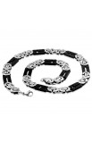 ST0346 - ST Lobster Claw Clasp Cross Tag Link Chain - - 2 