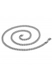 ST0353 - ST Lobster Claw Clasp Curb Cuban Link Chain - - 2 