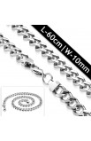ST0356 - ST Lobster Claw Clasp Link Curb Cuban Chain - - 1 
