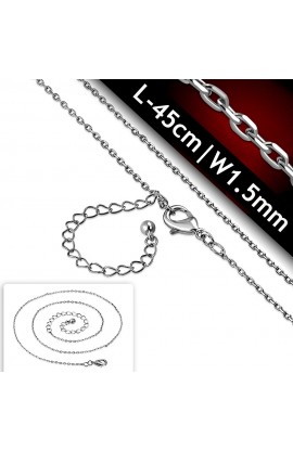 CNM035 ST Lobster Claw Clasp Chain