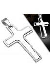 ST0395 - ST Engravable Latin Cross Pendant - - 1 