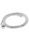 ST0407 - ST Lobster Claw Clasp Fancy Oval Link Chain - - 2 