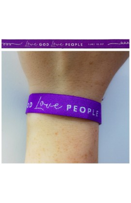 SC0154-11 - Love God Purple AYAT New Tie Band 30 cm - - 1 