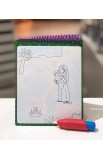 BK2589 - FRENCH WHEN JESUS WAS BORN WATER DOODLE BOOK - - 7 