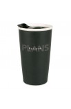 LCP15053 - Tumbler Mug Double Wall Ceramic Blk Simple Truth Believe - - 1 