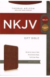BK2606 - NKJV Gift Bible Cinnamon Leathersoft - - 1 