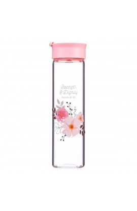 WBT123 - Water Bottle Glass Strength & Dignity - - 1 