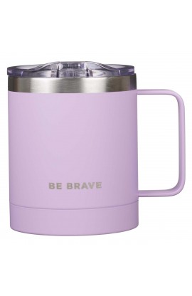 Mug SSteel Camp Purple Be Brave
