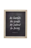 PLA035 - Wall Plaque Be Humble - - 1 