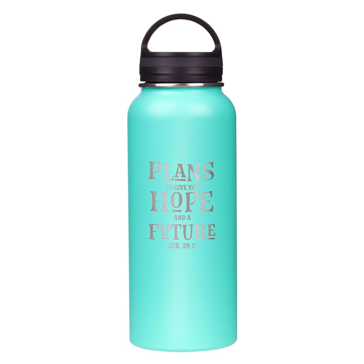 The Plans Lilac Purple Stainless Steel Water Bottle - Jeremiah 29:11