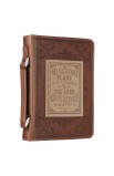 BBM675 - Classic Bible Cover MD Brown A Man's Heart Prov 16:9 - - 4 