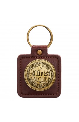 KMO066 - Keyring in Tin In Christ Alone - - 1 