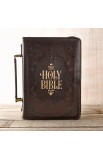 BBM570 - Holy Bible Bible Cover in Brown Medium - - 5 
