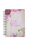 JLW065 - Journal Wirebound LG Burg His Grace Is Enough 2 Cor 12:9 - - 1 