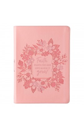 JL402 - Journal Classic Pink Grow In Faith - - 1 