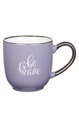 MUG606 - Mug Purple Be Brave - - 1 