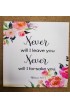 MAC36 - NEVER WILL I LEAVE YOU COASTER - - 1 