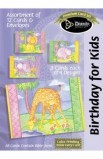 DB17957N - BIRTHDAY FOR KIDS ANIMALS INDIVIDUAL CARD - - 1 