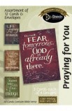 DB21704N - PRAYING FOR YOU QUOTE & SWIRLS SCRIPTURE INDIVIDUAL CARD - - 1 