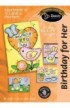 DB22686N - BIRTHDAY FOR HER SWEET STITCHES INDIVIDUAL CARD - - 1 