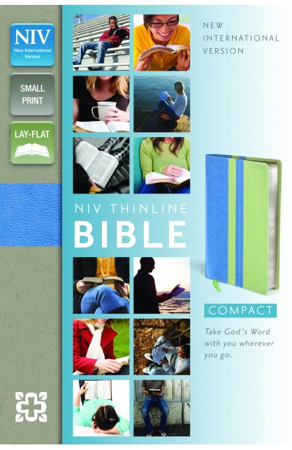 BK2756 - NIV THINLINE BIBLE COMPACT SURF MINT - - 1 